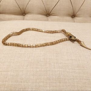 Gold Snake Necklace